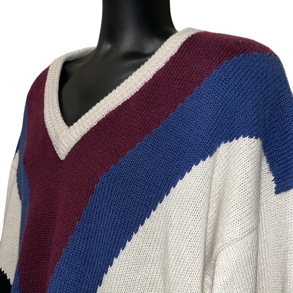 Vintage COTTON TRADERS V~Neck Grandpa Sweater~XL~Unisex